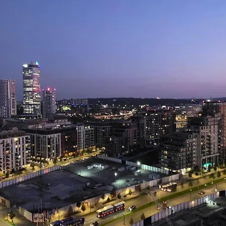 Bw Aqua Lux, River View, Parking Free Apartment Belgrad